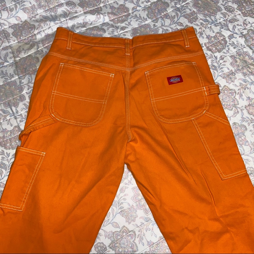 Orange Women Dickie Cargo Pant Sz 9 29